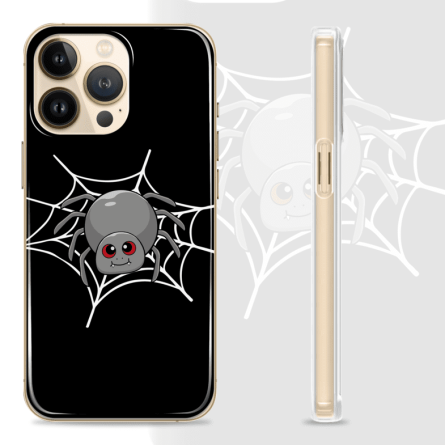 Silikonska maskica za mobitel - Cute Spider 2 - Halloween-50 238776