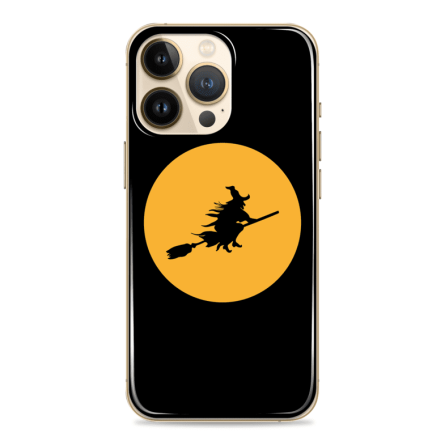 Silikonska maskica za mobitel - Witch on the broom - Halloween-56 238785