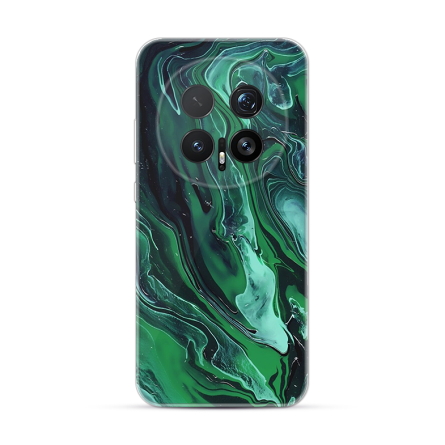 Silikonska Maskica za Honor Magic 8 Pro - Liquid Green 262103