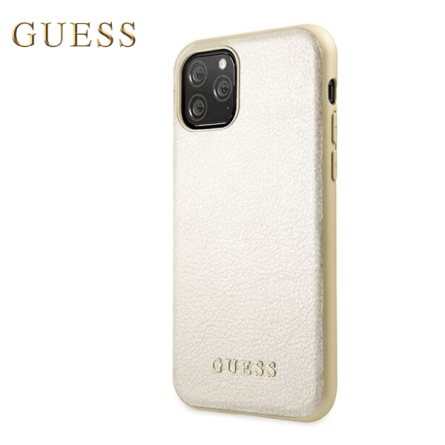 Kožna GUESS Iridescent maskica za iPhone 11 Pro – Zlatna 44124