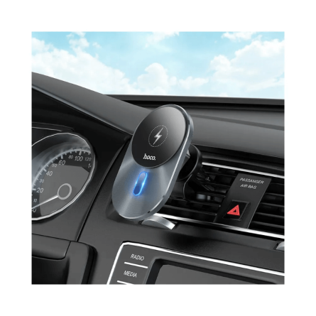 Hoco Bežični autopunjač - Držač mobitela za ventilaciju - 15W 260776