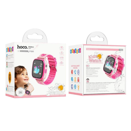 Hoco dječji smartwatch Y100 1,44" - Rozi 256152