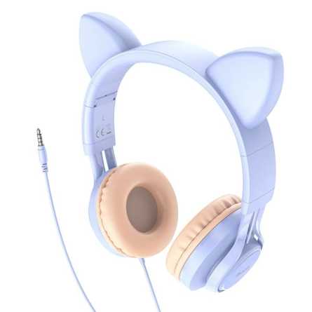 Slušalice s mikrofonom Cat Ear - Ljubičasta 217856
