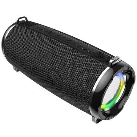 Hoco Bluetooth LED zvučnik s vezicom - 2 x 5W – crni 266669