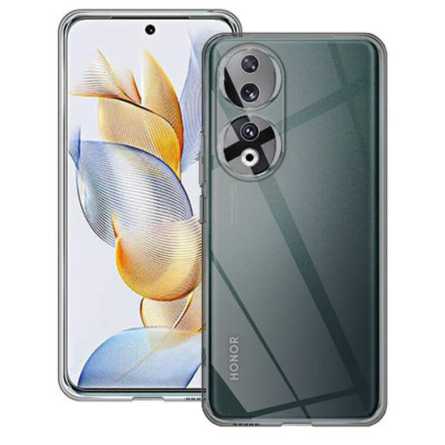 Poluprozirna silikonska maskica za Honor 90 - Crna 224035