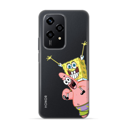 Silikonska Maskica za Honor 200 Lite - Spognebob & Patrick 236626