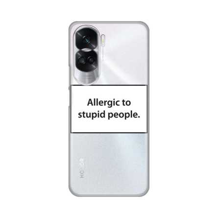 Silikonska Maskica za Honor 90 Lite - Allergic to Stupid People 240304