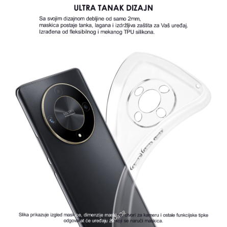 Ultra tanka Prozirna Silikonska maskica za Huawei P30 232072