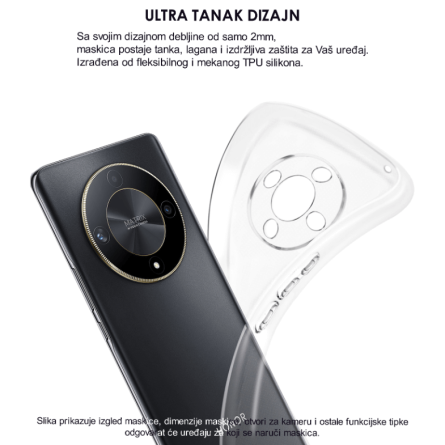 Ultra tanka Prozirna Silikonska maskica za P Smart Plus (2019) / Honor 20 Lite 232102