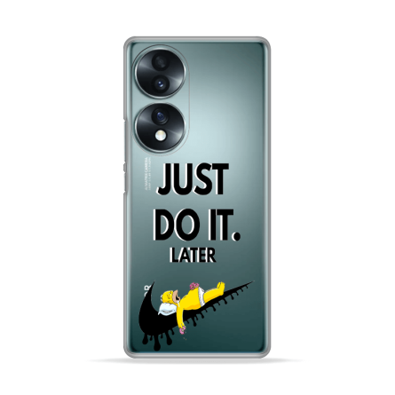 Silikonska Maskica za Honor X7b / Honor 50 Plus - Just Do It (Later) 243347