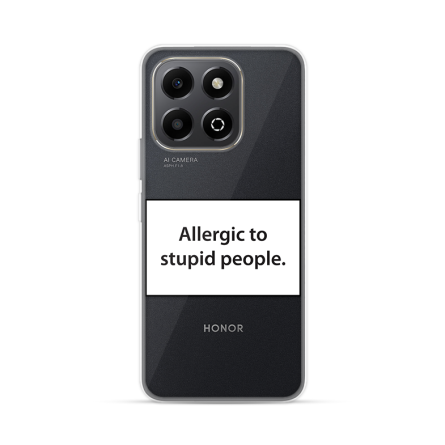 Silikonska Maskica za Honor X6b - Allergic to Stupid People 257563