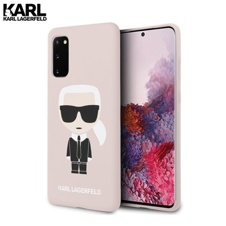 Karl Lagerfeld Silicone Ikonik maskica za Galaxy S20 – Roza 108625