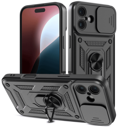 Defender maskica za iPhone 16 - Crna 249891
