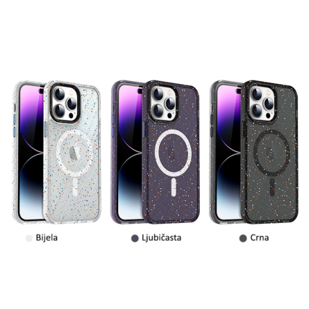 MagSafe Glitter Silikonska Maskica za iPhone 16 Pro u više boja 254423