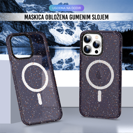 MagSafe Glitter Silikonska Maskica za iPhone 16 Pro u više boja 254424