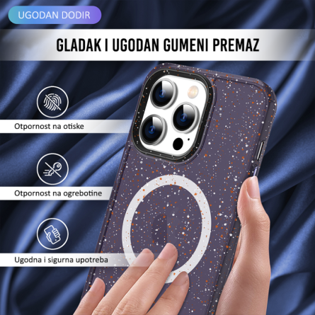 MagSafe Glitter Silikonska Maskica za iPhone 16 Pro u više boja 254427