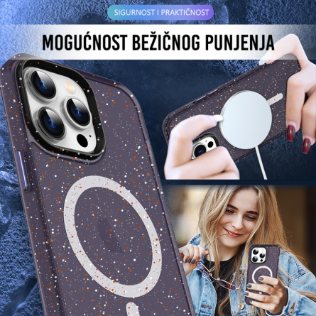 MagSafe Glitter Silikonska Maskica za iPhone 16 Pro u više boja 254428