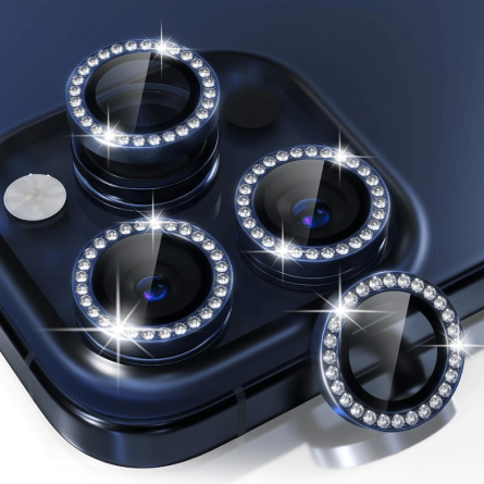 Zaštitno Staklo za Kameru sa cirkonima za iPhone 16 Pro 260481