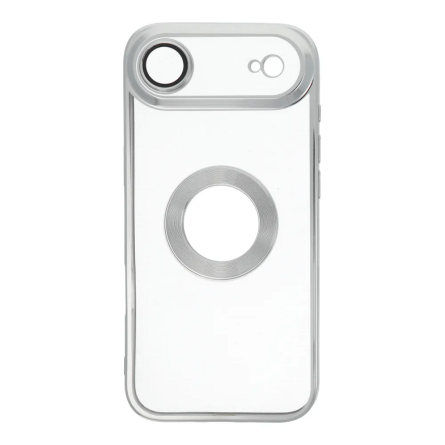 Kromirana prozirna maskica za iPhone 17 Air - Srebrna 254473