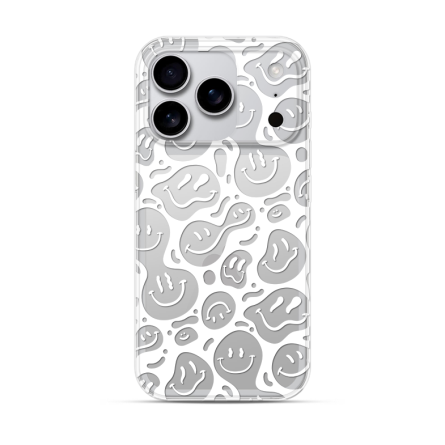 Silikonska Maskica za iPhone 17 Pro Max - White Smiley 255200