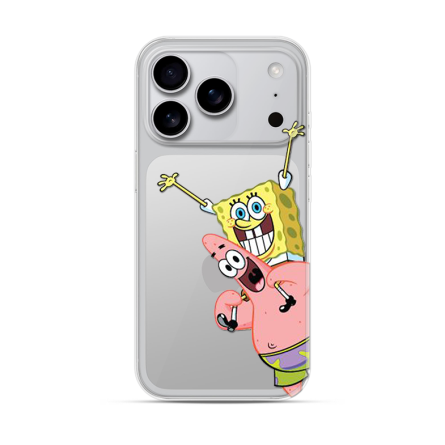 Silikonska Maskica za iPhone 17 Pro Max - Spognebob & Patrick 255203