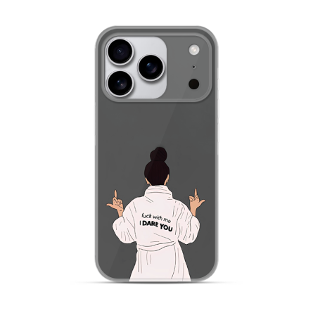 Silikonska Maskica za iPhone 17 Pro Max - I Dare You 255209