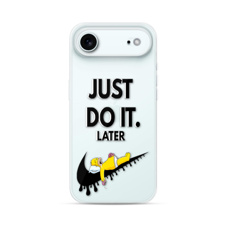 Silikonska Maskica za iPhone 17 Air - Just Do It (Later) 255399