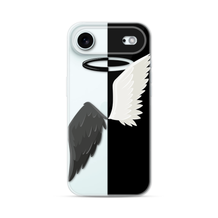 Silikonska Maskica za iPhone 17 Air - Black & White 255428