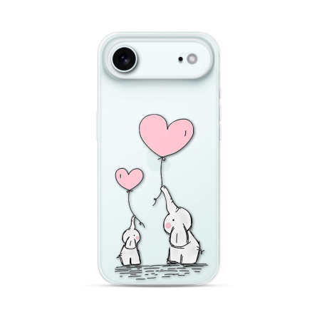 Silikonska Maskica za iPhone 17 Air - Elephant Heart 255470