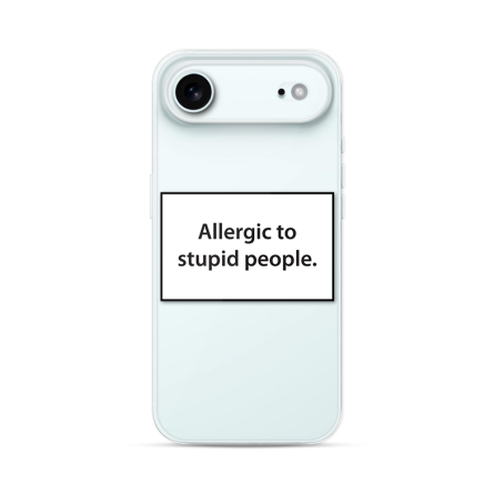 Silikonska Maskica za iPhone 17 Air - Allergic to Stupid People 255544