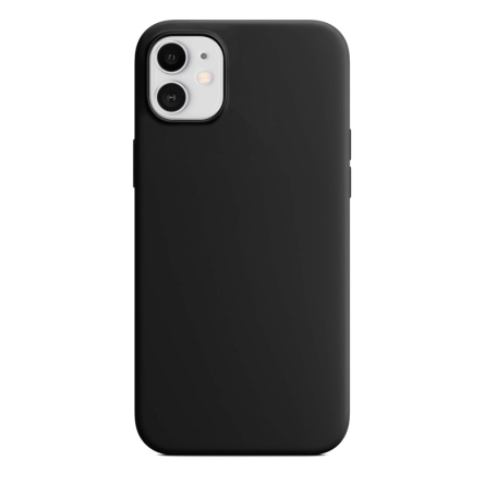 Silikonska Maskica za iPhone 12 - Crna 235726