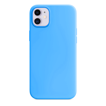 Silikonska Maskica za iPhone 12 - Svijetlo plava 235723