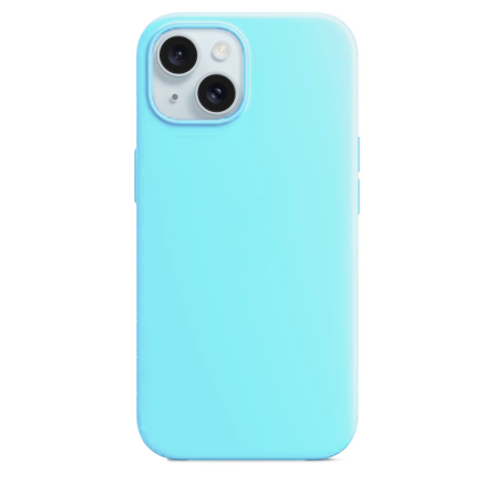 Silikonska Maskica za iPhone 14 Plus - Svijetlo plava 237262