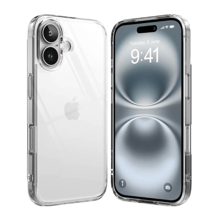 Ultra Tanka Prozirna Silikonska maskica za iPhone 16 Plus 239834