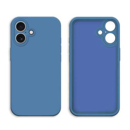 Mekana Silikonska Maskica za iPhone 16 - Tamno Plava 249796