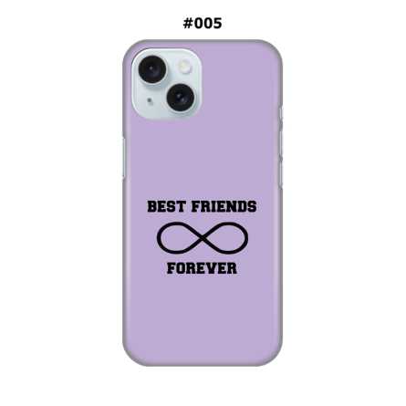 Maskica za iPhone 15 - BFF Forever - Ljubičasta 219793