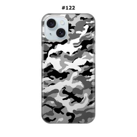 Maskica za iPhone 15 - Camouflage - siva 219388