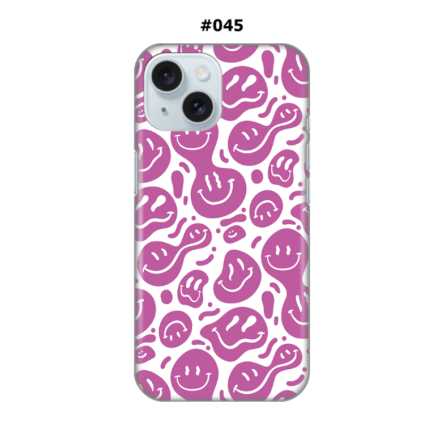 Maskica za iPhone 15 - Pink Smiley 219463