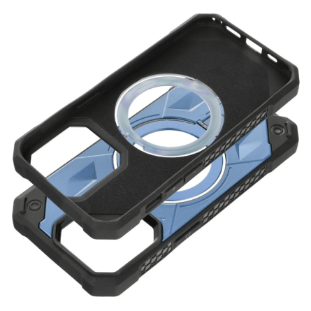 MagSafe Armor maskica s prstenom za iPhone 15 - Plava 231121