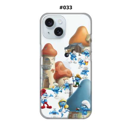 Maskica za iPhone 15 - Smurfs 219588