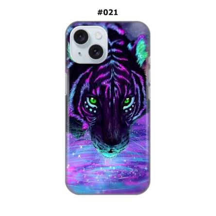 Maskica za iPhone 15 - Neon Tiger 219618