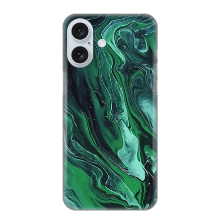 Silikonska Maskica za iPhone 16 Plus - Liquid Green 243301