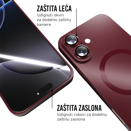 Magsafe Metallic silikonska maskica za iPhone 16 - Više boja 249994