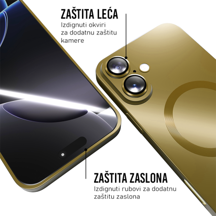 Magsafe Metallic silikonska maskica za iPhone 16 - Više boja 249997