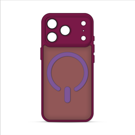 MagSafe poluprozirna maskica s obojenim rubovima za iPhone 17 Pro - Više boja 257001