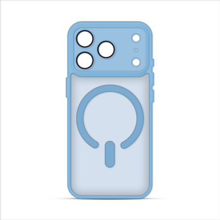 MagSafe poluprozirna maskica s obojenim rubovima za iPhone 17 Pro - Više boja 257007