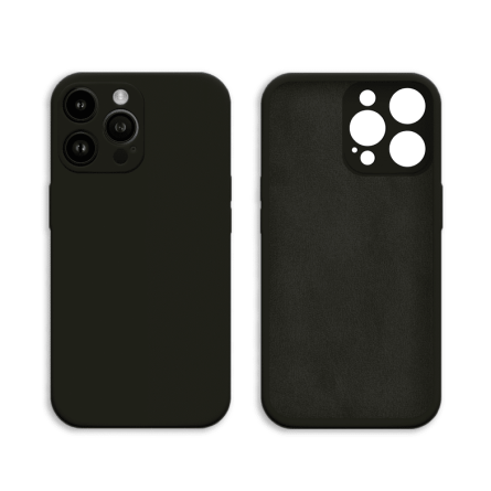 Mekana Silikonska Maskica za iPhone 14 Pro - Crna 237477