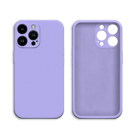 Mekana Silikonska Maskica za iPhone 13 Pro - Svijetlo ljubičasta 237474