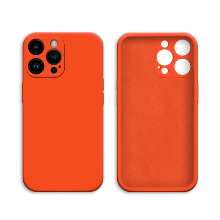 Mekana Silikonska Maskica za iPhone 14 Pro Max - Narančasta 237502