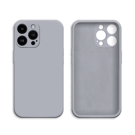 Mekana Silikonska Maskica za iPhone 13 Pro - Siva 237506